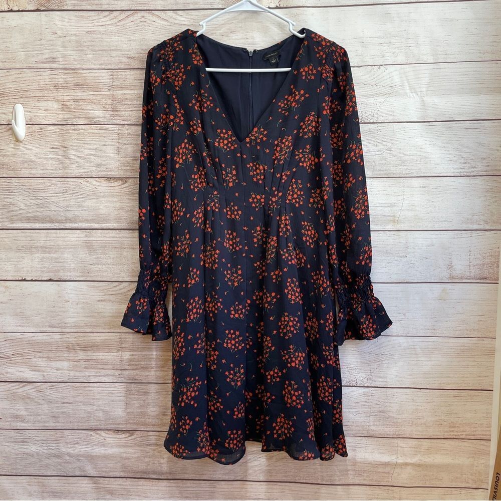 ANN TAYLOR FLORAL A-LINE DRESS